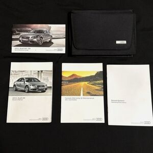 2011 Audi A4 B8 Sedan Owners Manual Kit